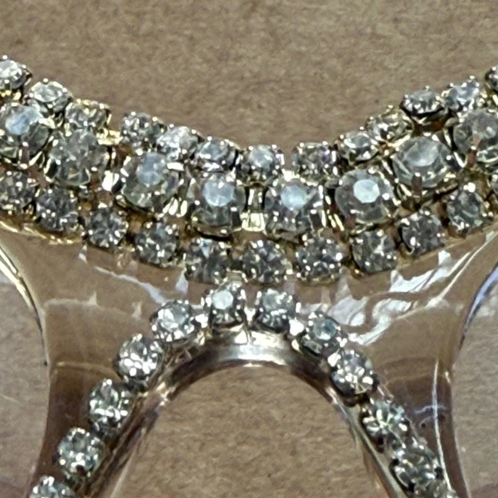 Glamorous Cat Eye Rhinestone Glasses Clear Lens Fashion Statement Eyewear‎ Z3293